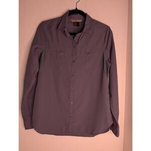 5.11 Tactical Women Blue Snap Utility Shirt Ventilated S